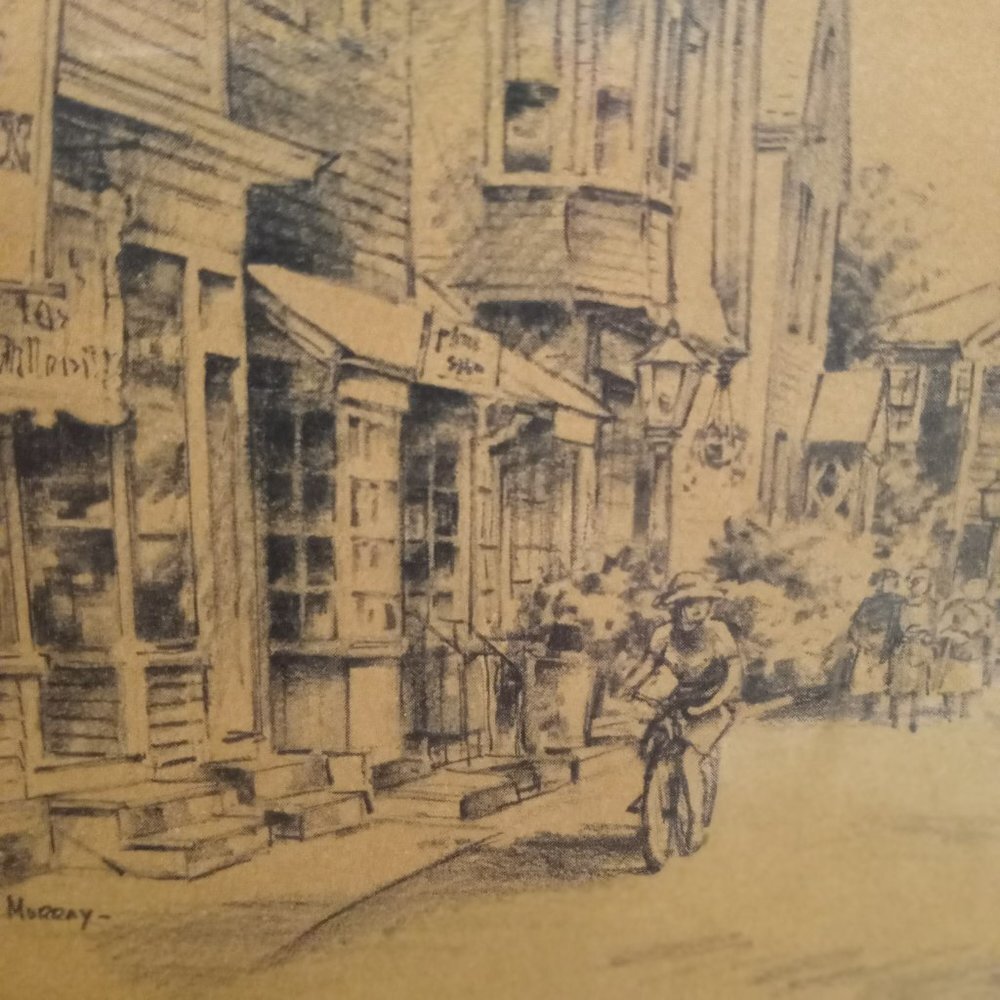 Framed Set of Print Drawings by P Sigal and Jas F Murray